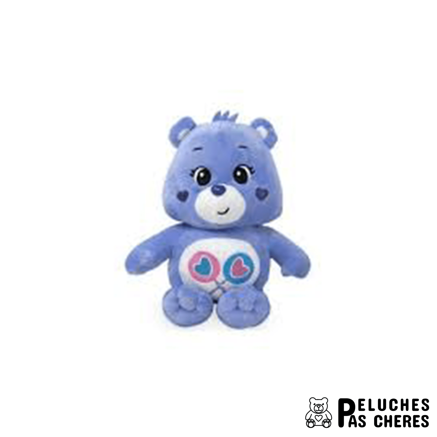 Peluche bisounours bleu 30cm  Peluches et doudous en ligne sur