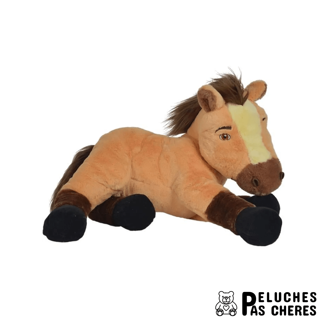 Grande Peluche Cheval Brun Spirit 45 Cm Couche - Doudou Enfant XL - Peluche  Licence - Cdiscount Jeux - Jouets