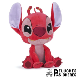 PELUCHE STITCH COEUR 25CM - Peluches Pas Chères