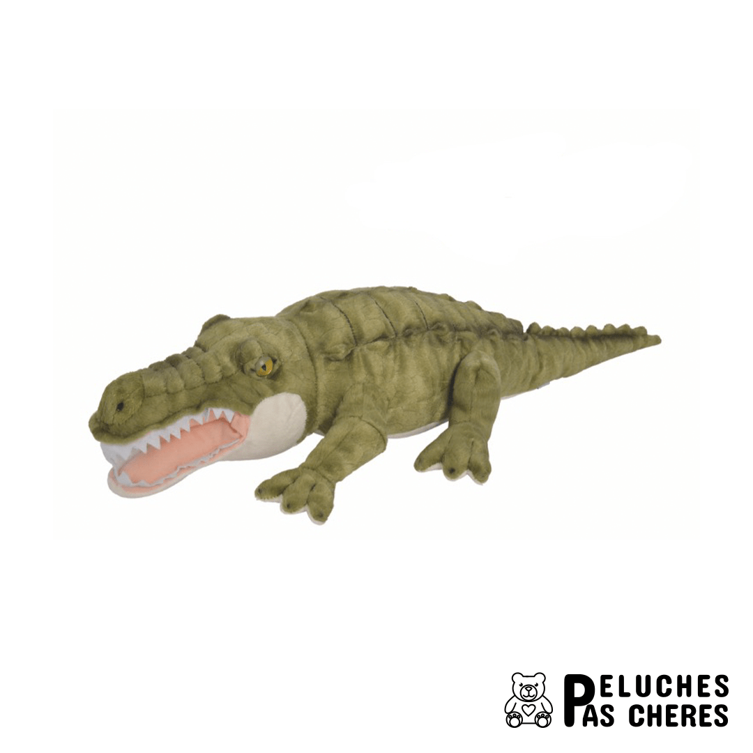 PELUCHE CROCODILE 56CM - Peluches Pas Chères