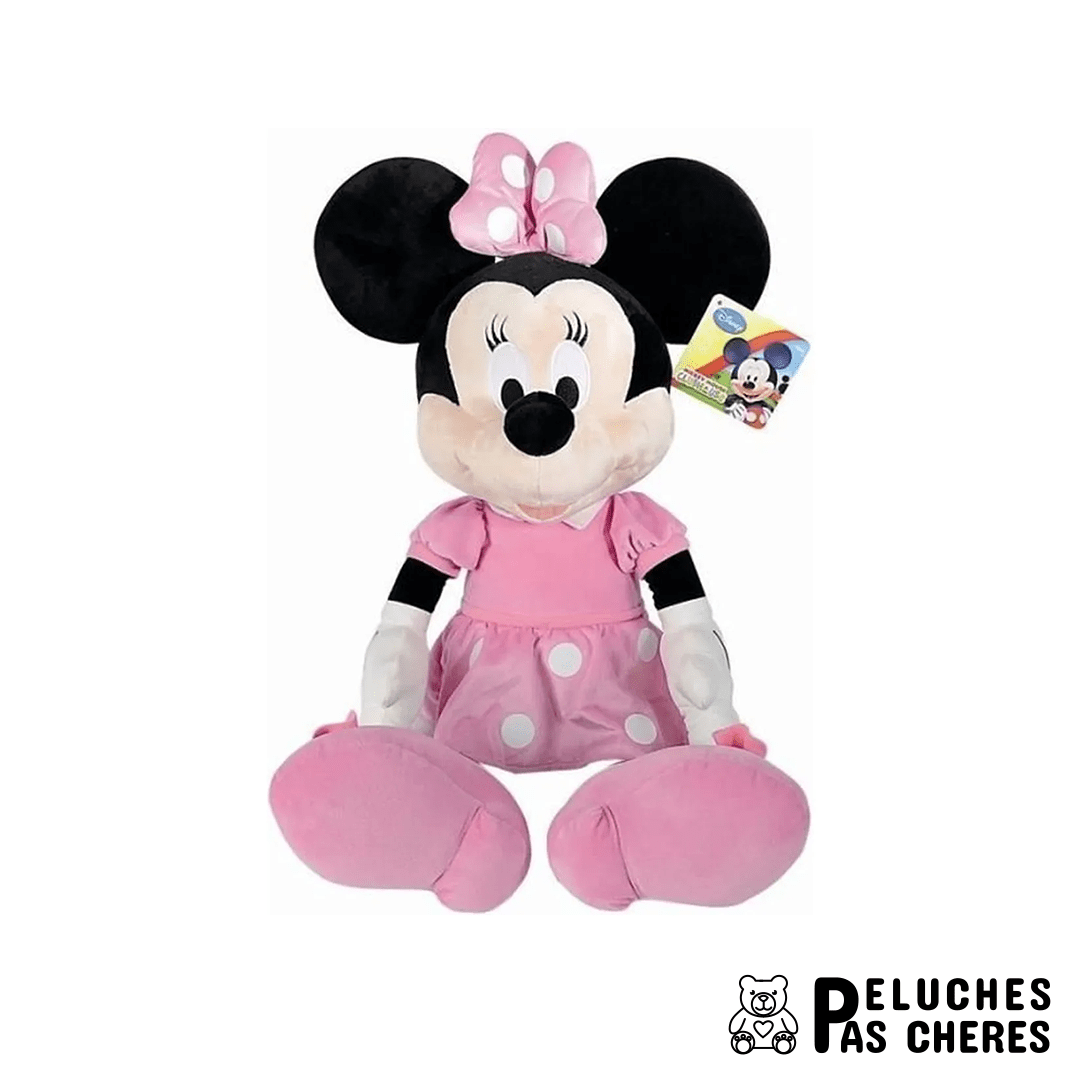 PELUCHE MINNIE GÉANTE 120CM - Peluches Pas Chères