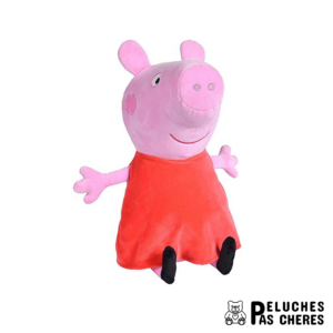 PELUCHE PAPA PEPPA PIG - 50CM - Peluches Pas Chères