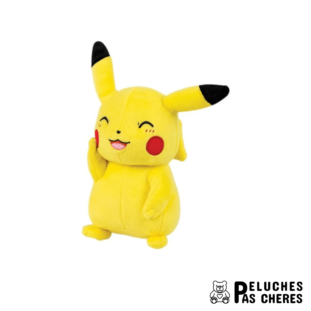 PELUCHE POKÉMON PIKACHU 23CM - Peluches Pas Chères