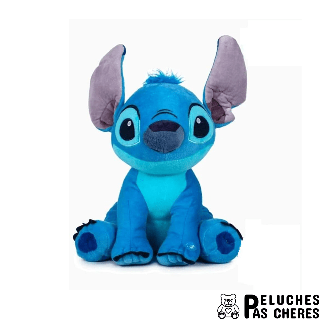 PELUCHE STITCH SONORE 30CM - Peluches Pas Chères