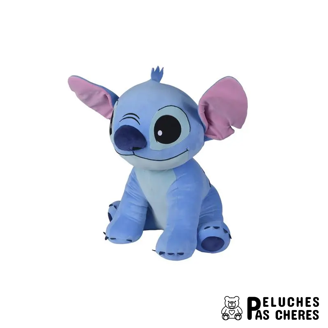 Peluche Stitch Maxi Format XXL Disney PTS monstre bleu grand taille 51 cm