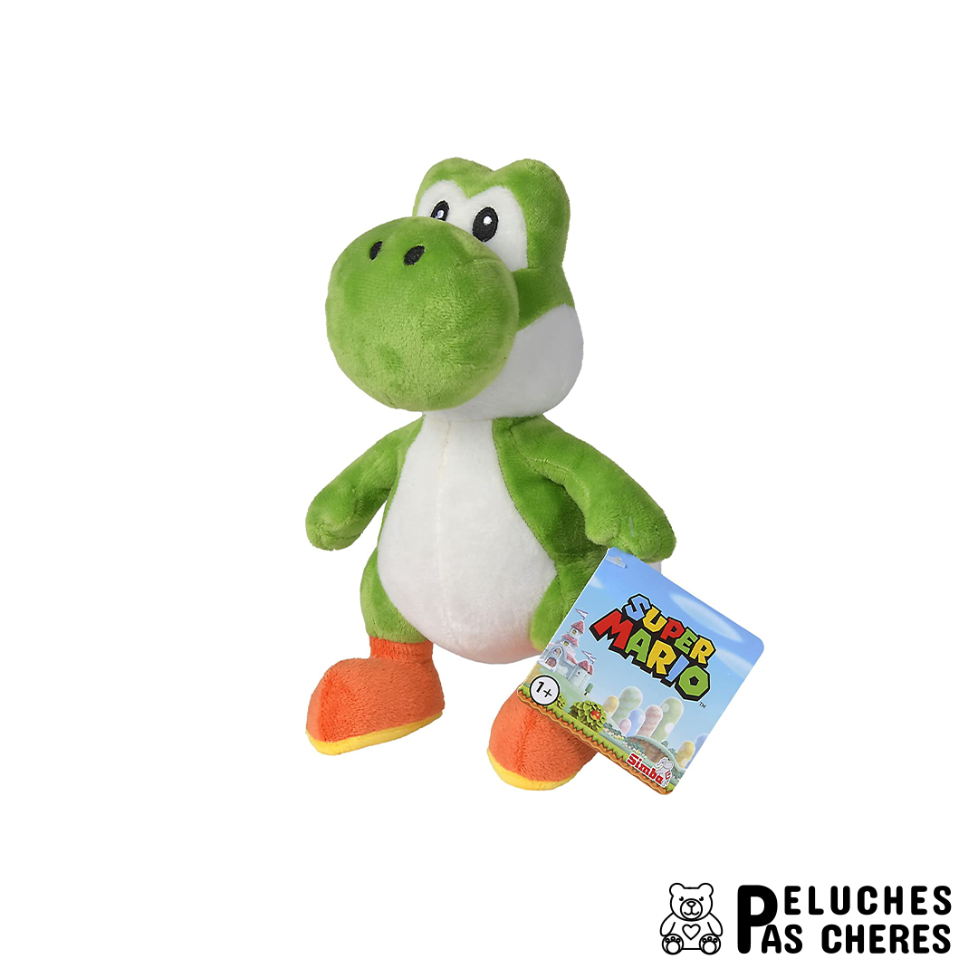 PELUCHE YOSHI NINTENDO 33CM - Peluches Pas Chères