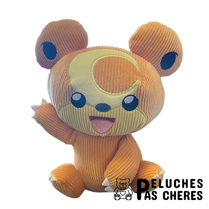 Pokemon - Peluche - Velours côtelé - Bulbizarre (20 cm)