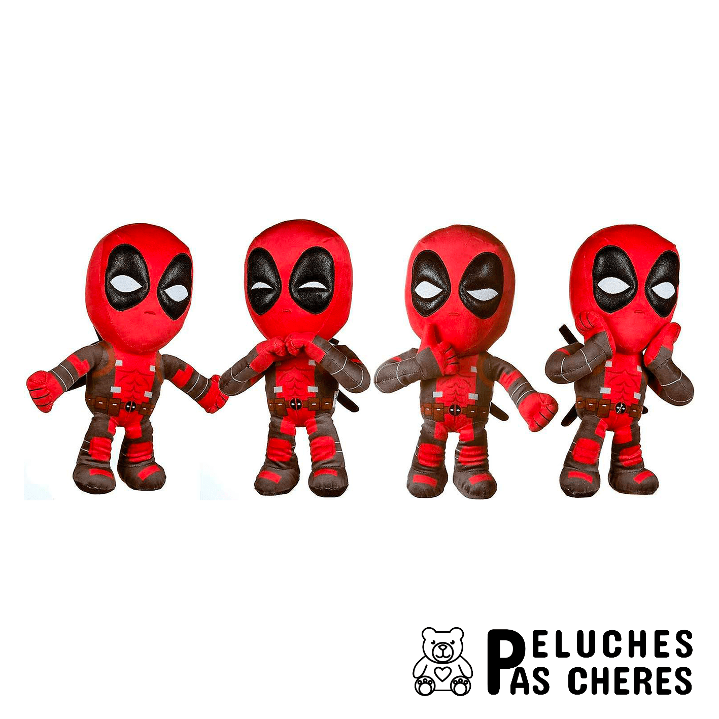 PELUCHE MARVEL DEADPOOL - Peluches Pas Chères