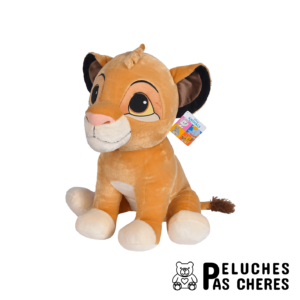 Peluche Simba Le roi lion et sa couverture doudou - Disney