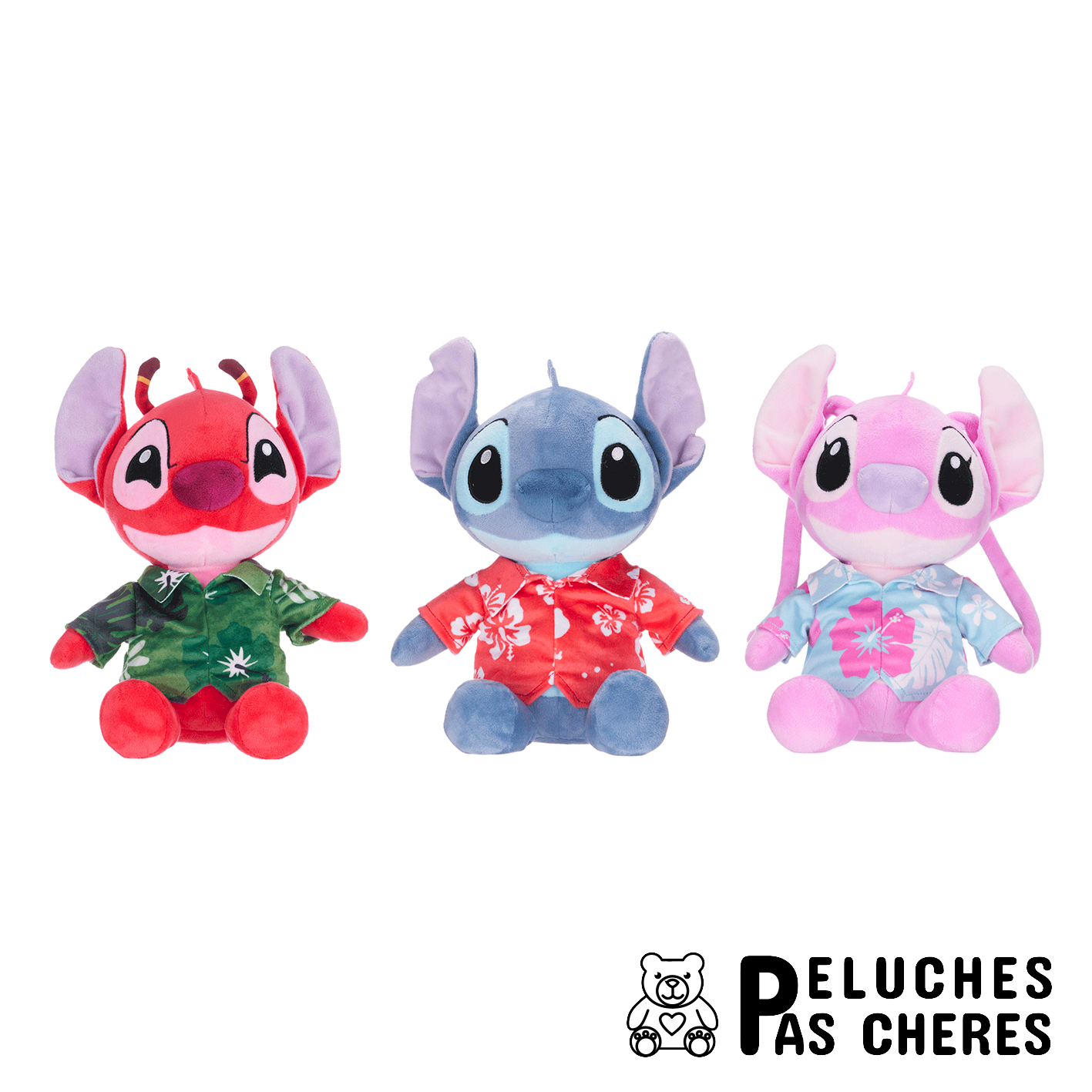 Peluche Disney STITCH Hawaï 30cm Rouge – Dojo & Dragons