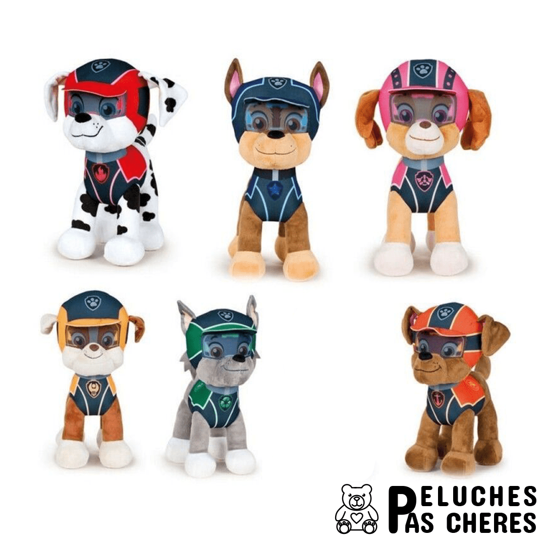 PELUCHE PAT PATROUILLE MISSION - Peluches Pas Chères