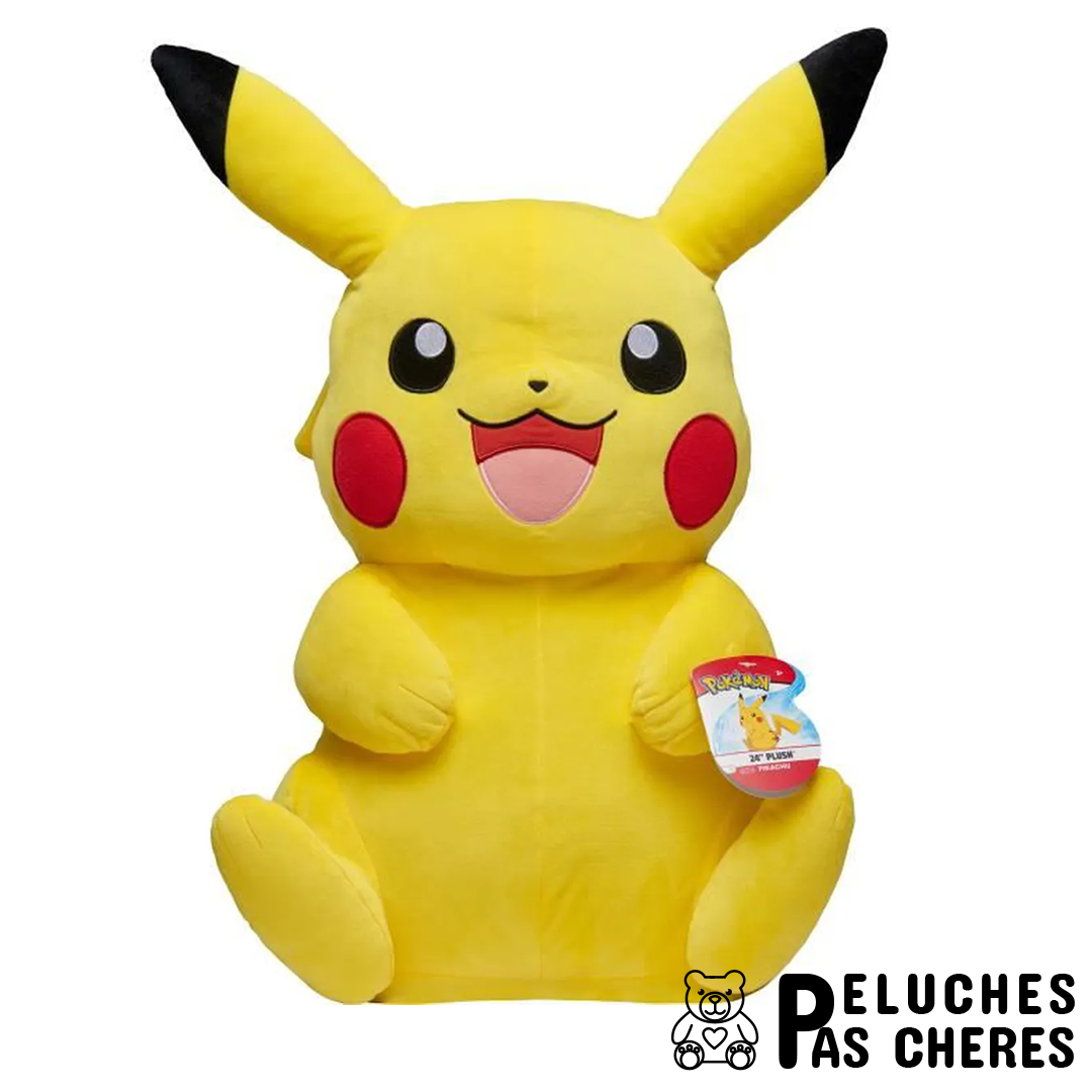 Pokemon Peluche Pikachu 45 cm : : Jeux et Jouets