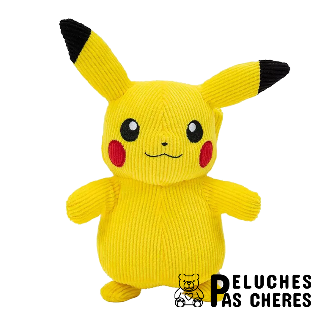 Peluche Pokémon velours côtelé - Peluches Pas Chères