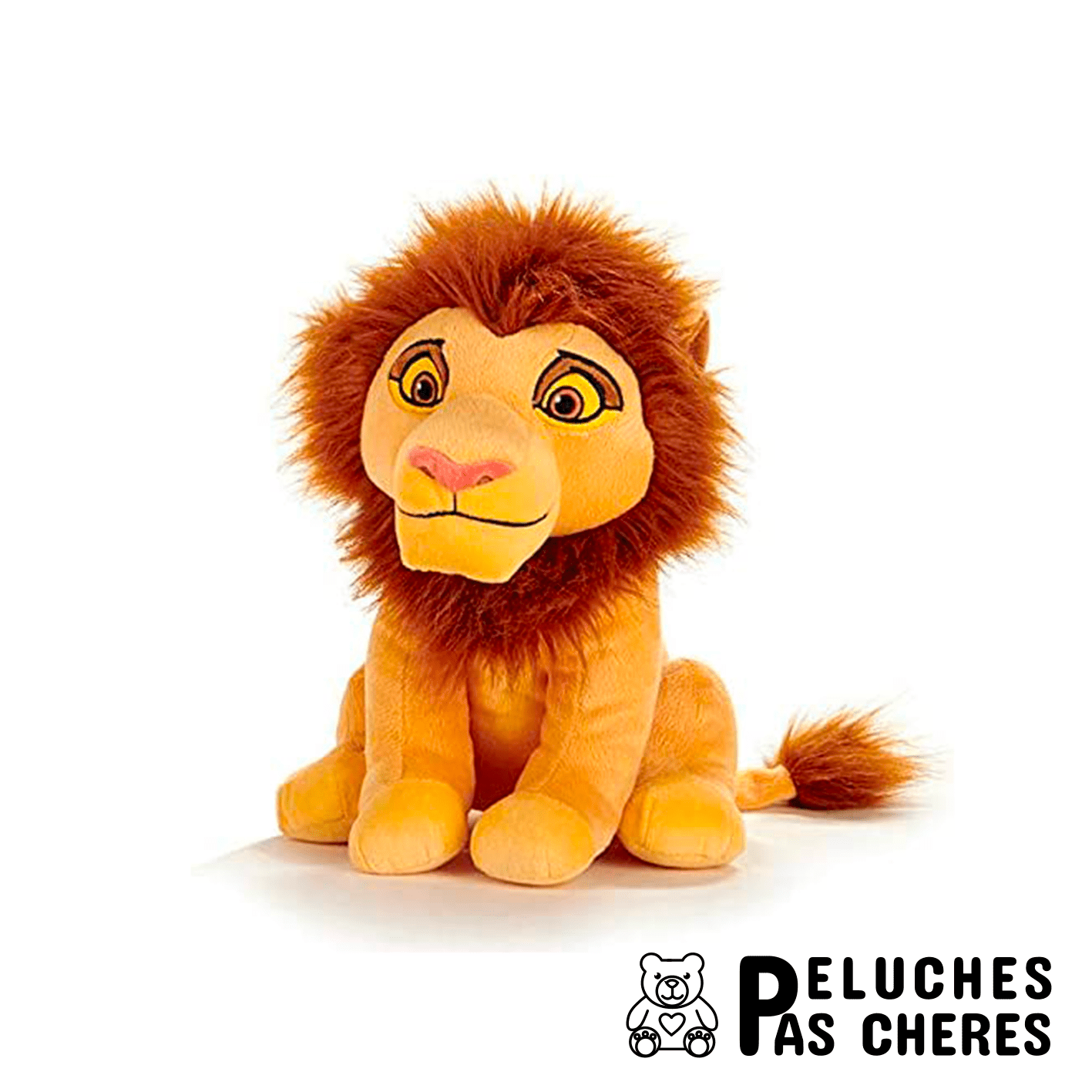 LE ROI LION Peluche Simba - 50 cm - Disney Animaux