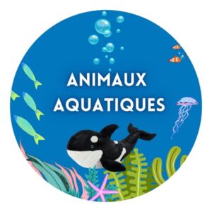 Peluches animaux aquatiques