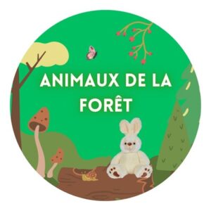 Peluches animaux de la forêt