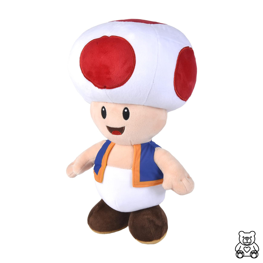 Mario en Peluche Toad vieil homme marron - Univers Peluche