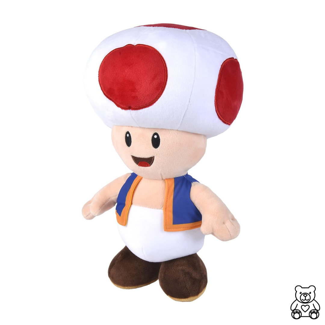 Peluche Nintendo Super Mario Toad 40 cm