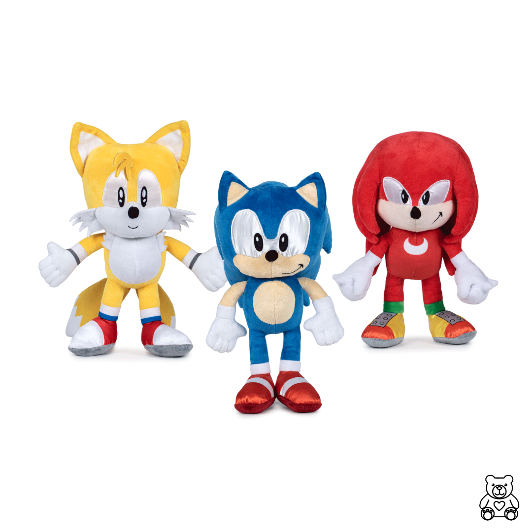 Peluche Sonic et ses amis 30cm - Peluches Pas Chères
