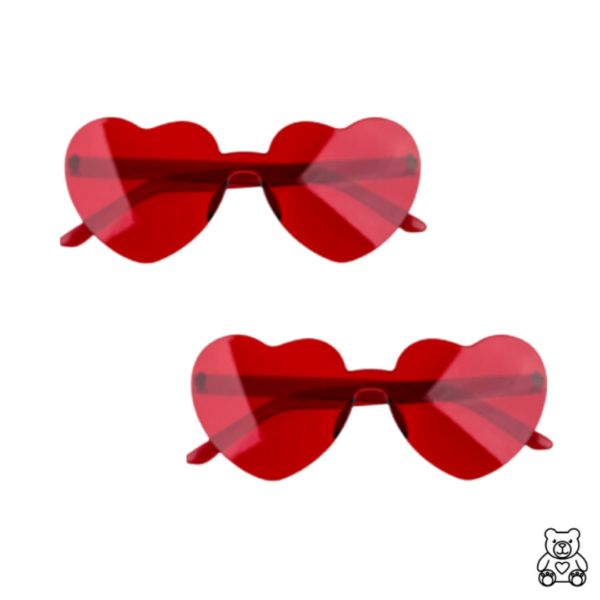 lunettes-coeur-rouge-rouge